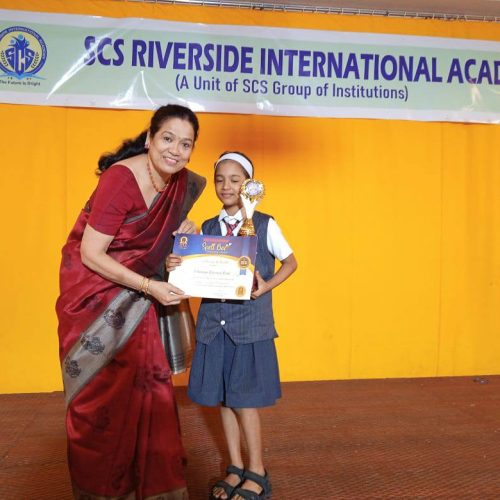 Ms Ishanya Kini of Grade 2 Secured 72nd  Rank at National Level in Spell Bee Contest 
